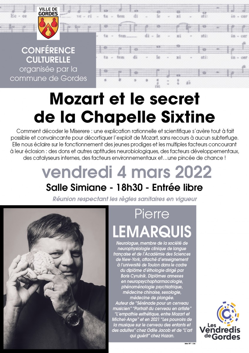 Conférence  - Pierre LEMARQUIS - vendredi 04 mars 2022