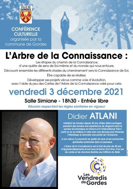 Conférence - Didier ATLANI - 03 Décembre 2021