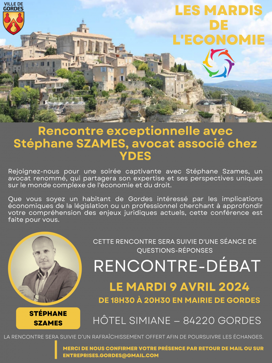 Rencontre-débat - Mardi 9 avril
