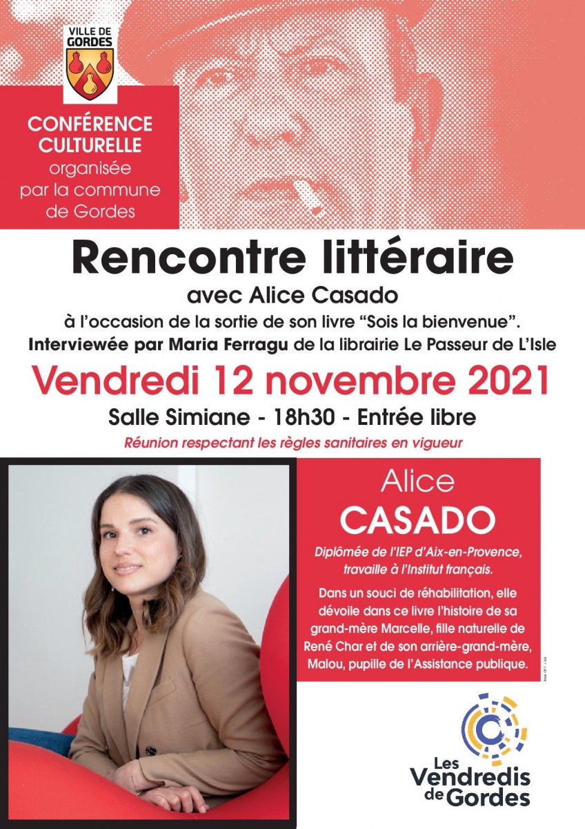 Conférence - Alice CASADO - 12 Novembre 2021