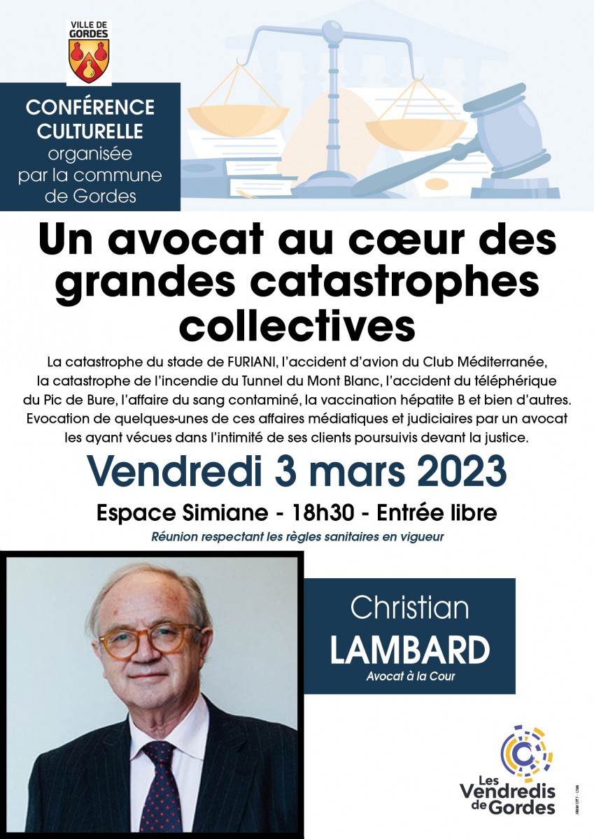 Conférence - Christian LAMBARD - 3 Mars 2023