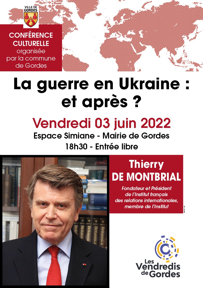 Conférence - Thierry DE MONTBRIAL - 03 Juin 2022 