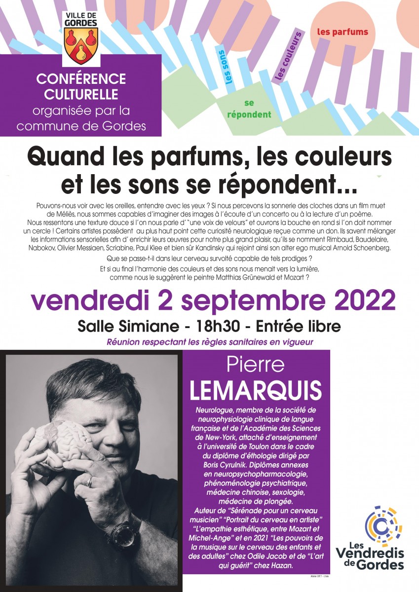 Conférence Pierre LEMARQUIS - Vendredi 2 septembre à 18h30 - Espace Simiane