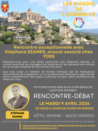 Rencontre-débat - Mardi 9 avril