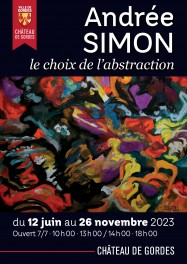 Exposition Andrée SIMON - Le choix de l'abstraction - Château de Gordes - à partir du 12 juin